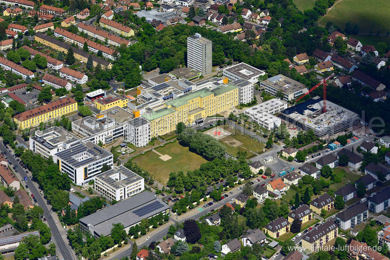 Luftaufnahme Klinikum Fürth in Fürth | Mittelfranken, Bayern