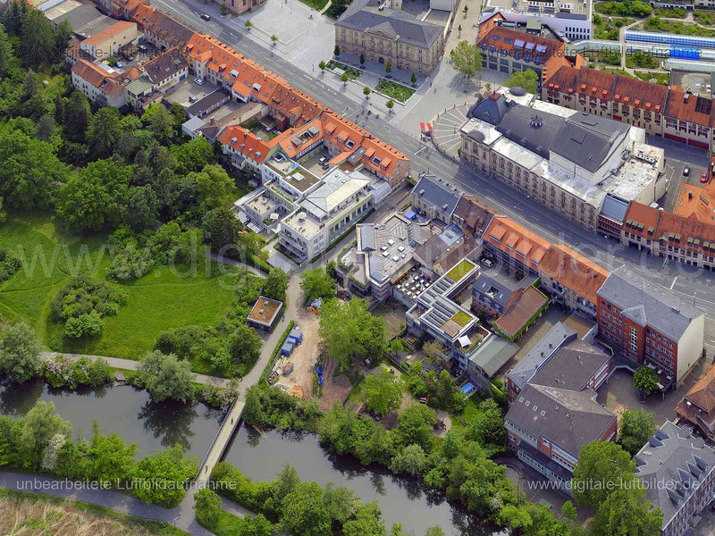 Luftaufnahme Königstraße in Fürth | Mittelfranken, Bayern