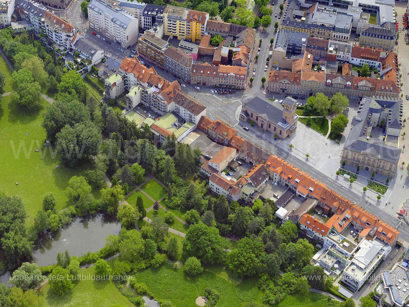 Luftaufnahme Königstraße in Fürth | Mittelfranken, Bayern