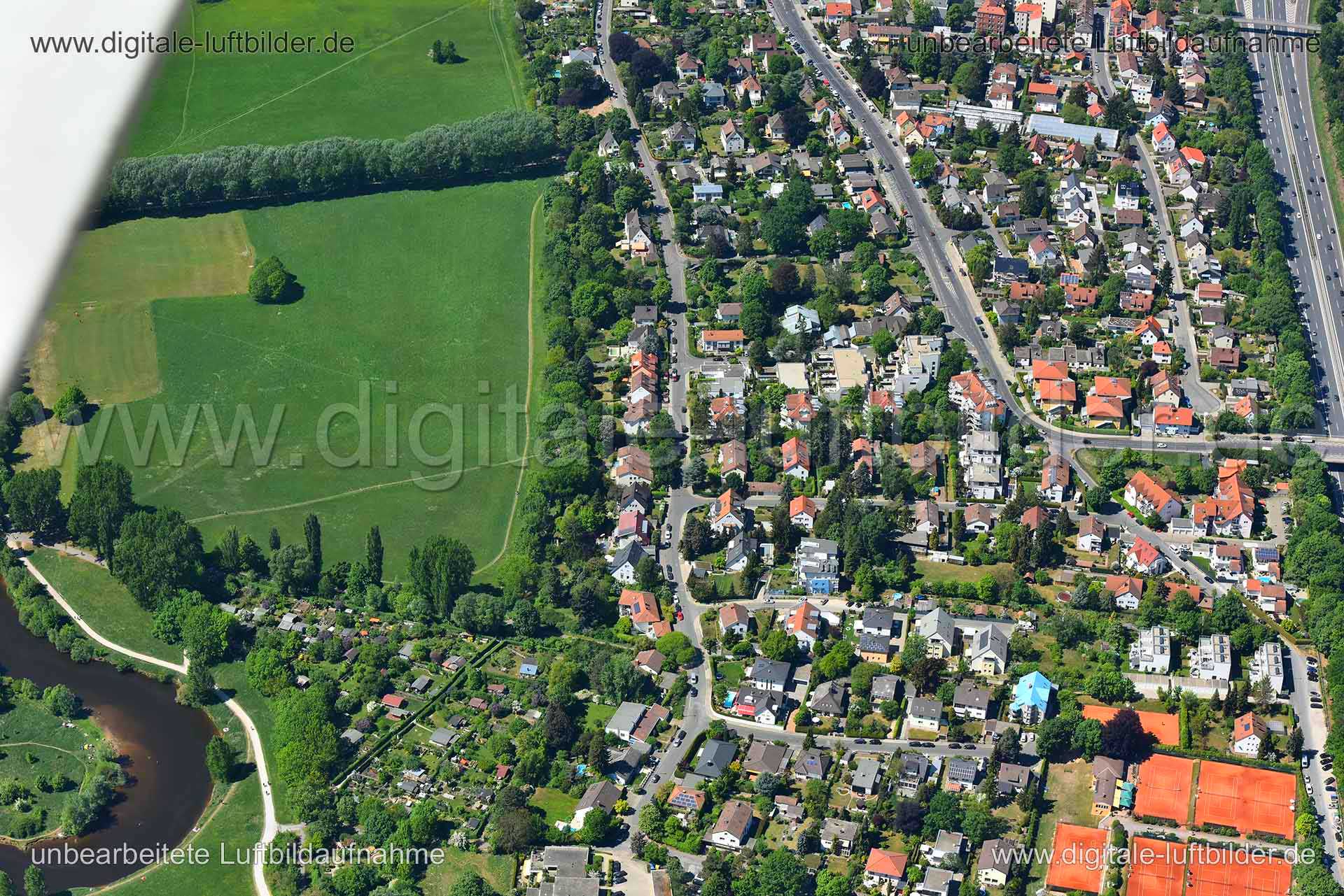 Luftaufnahme Kutzerstraße in Fürth | Mittelfranken, Bayern