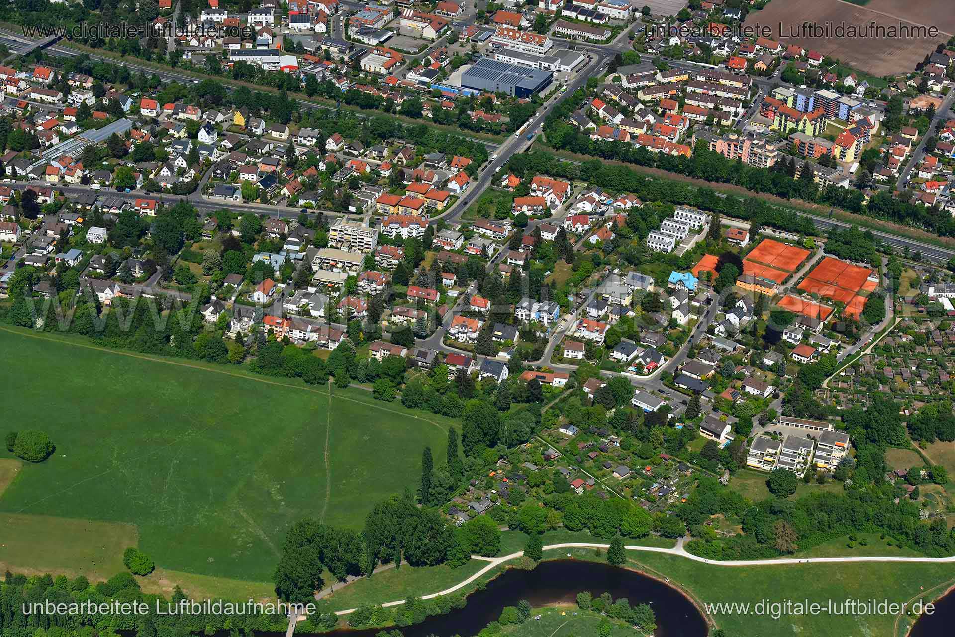 Luftaufnahme Kutzerstraße in Fürth | Mittelfranken, Bayern