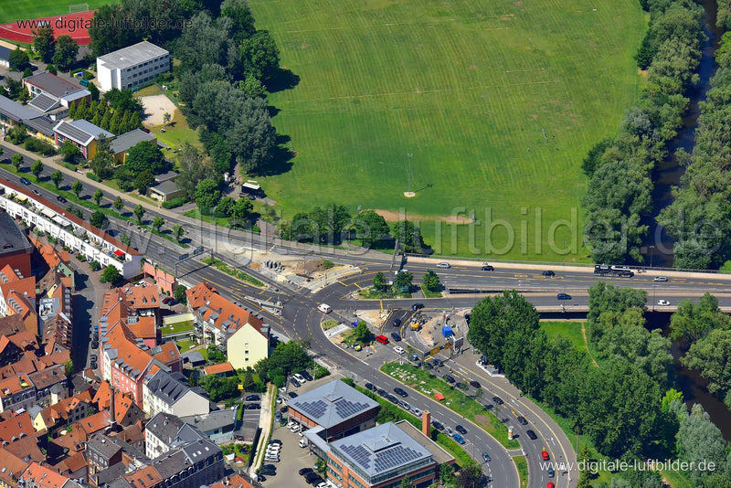 Luftaufnahme Ludwigsbrücke in Fürth | Mittelfranken, Bayern