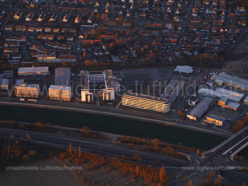 Luftaufnahme Main-Donau-Park in Fürth | Mittelfranken, Bayern