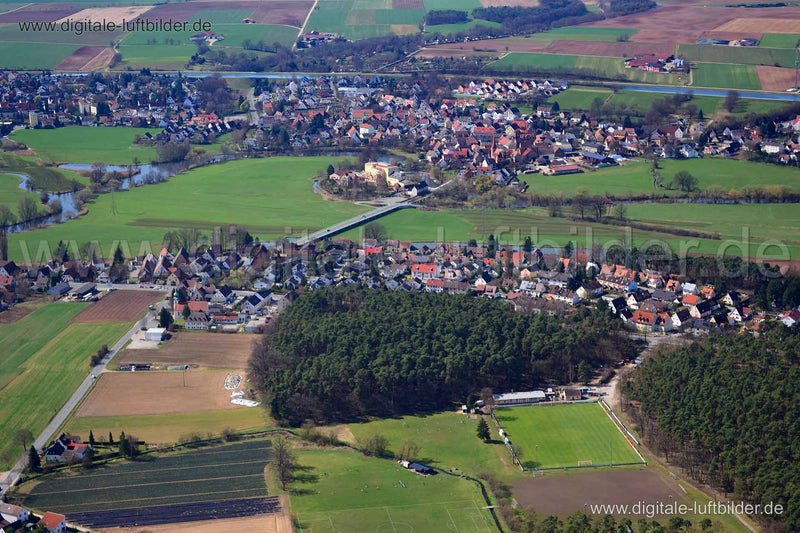 Luftaufnahme Mannhof in Fürth | Mittelfranken, Bayern