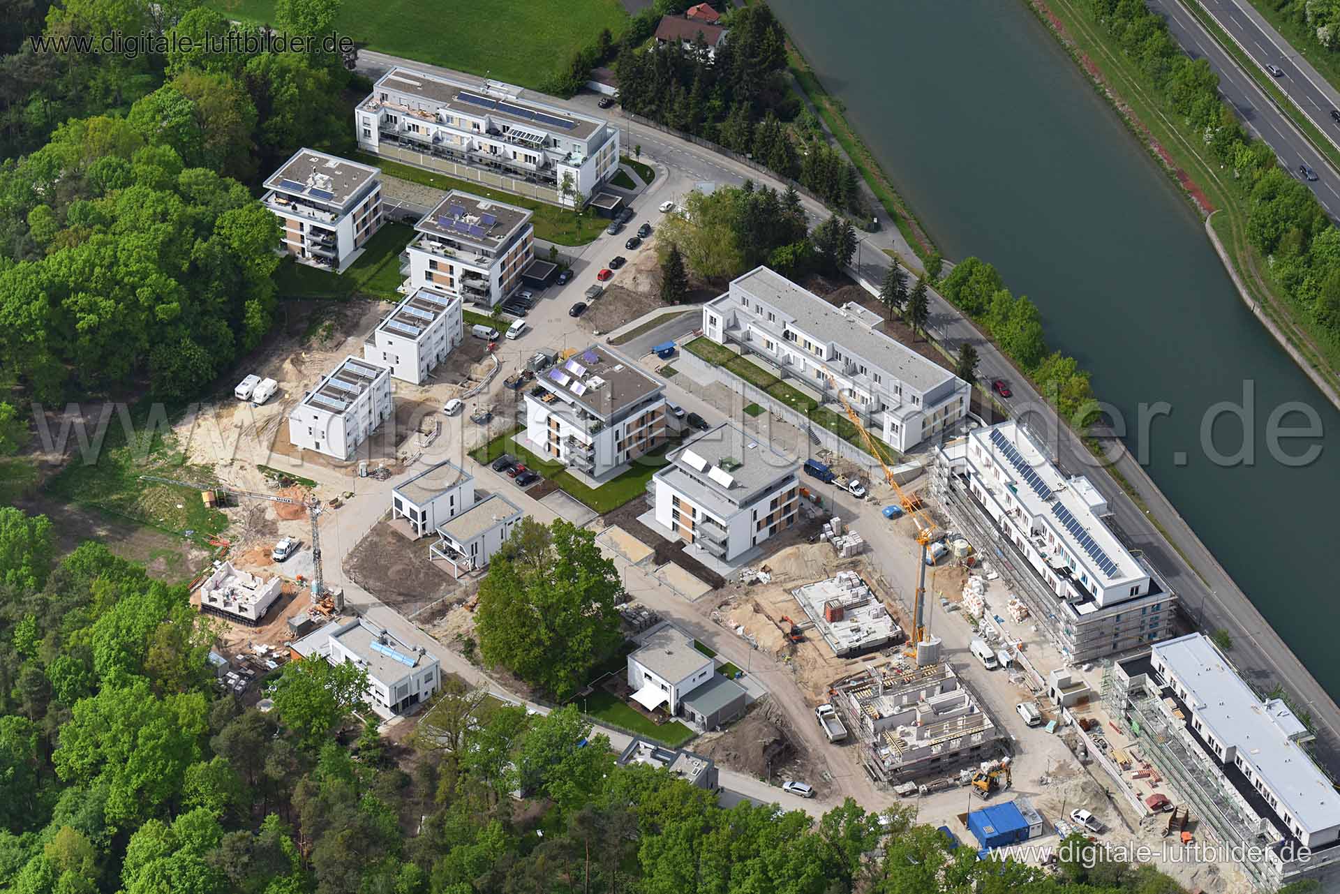 Luftaufnahme Neubau nähe Oberfürberg in Fürth | Mittelfranken, Bayern