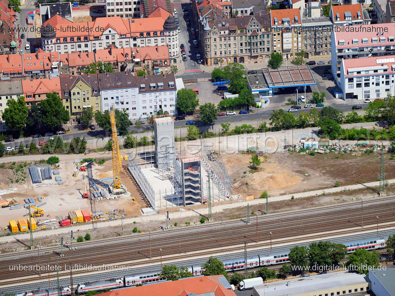 Luftaufnahme Nürnberger Straße in Fürth | Mittelfranken, Bayern