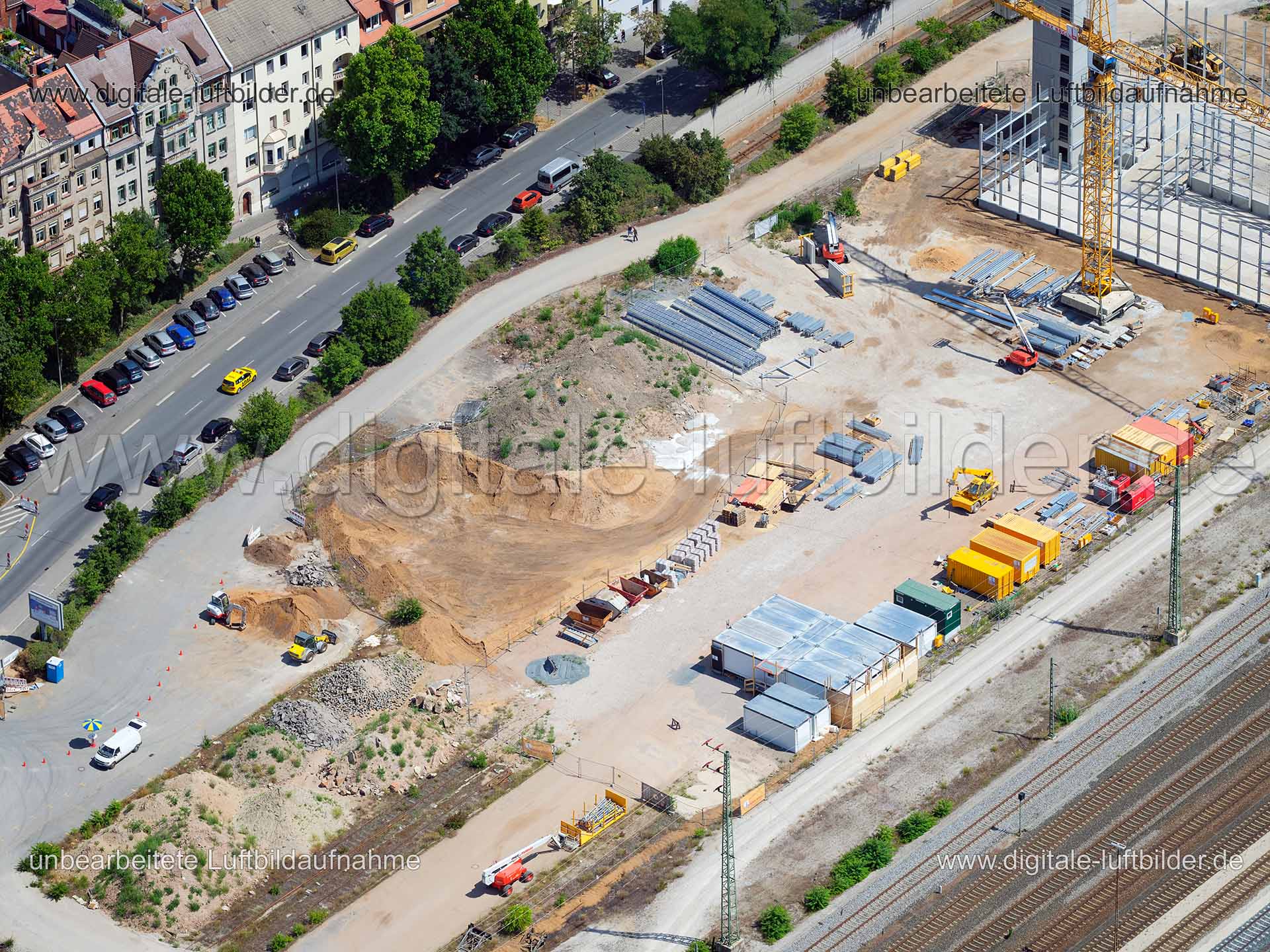 Luftaufnahme Nürnberger Straße in Fürth | Mittelfranken, Bayern
