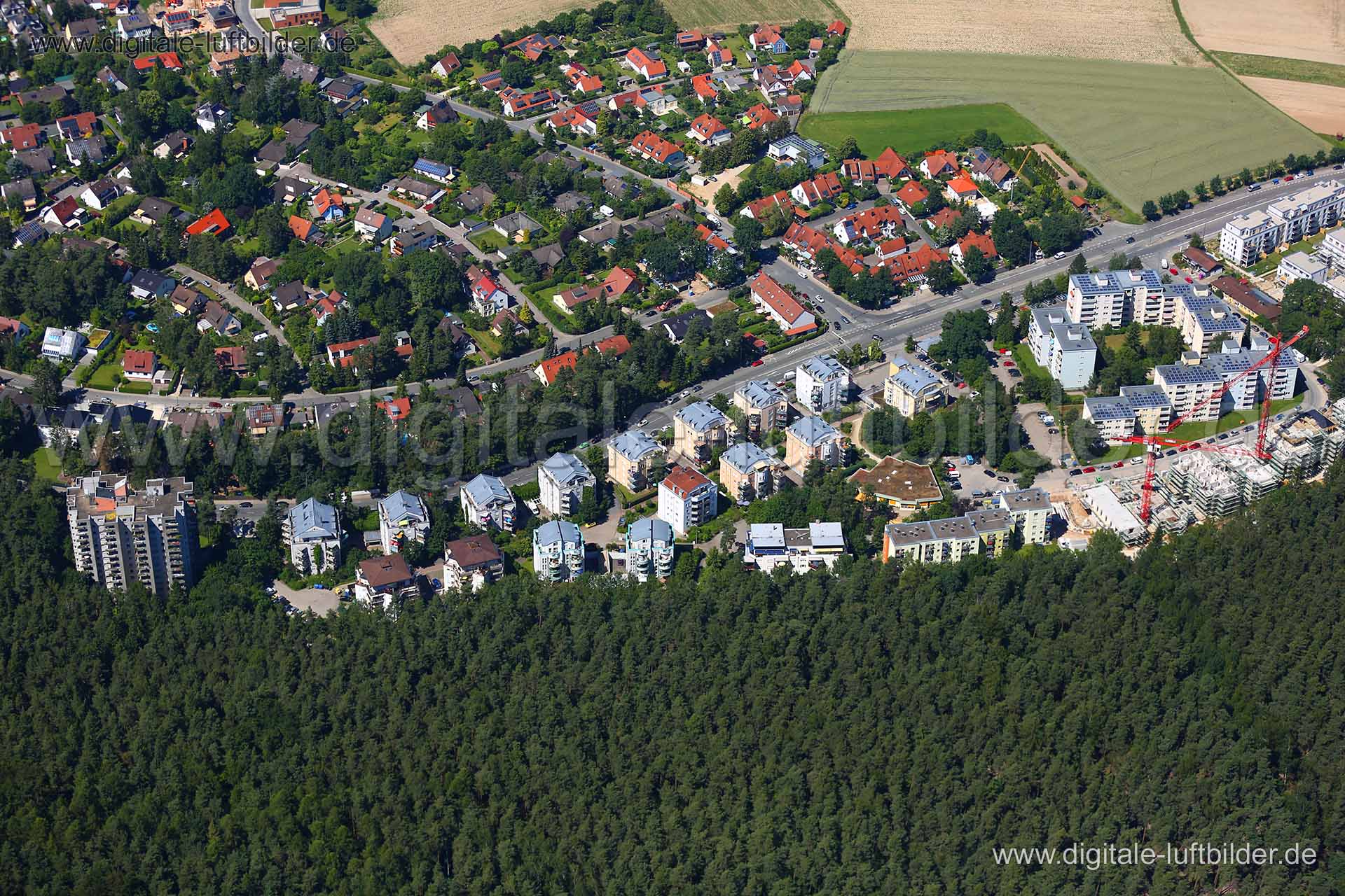 Luftaufnahme Oberfürberg in Fürth | Mittelfranken, Bayern