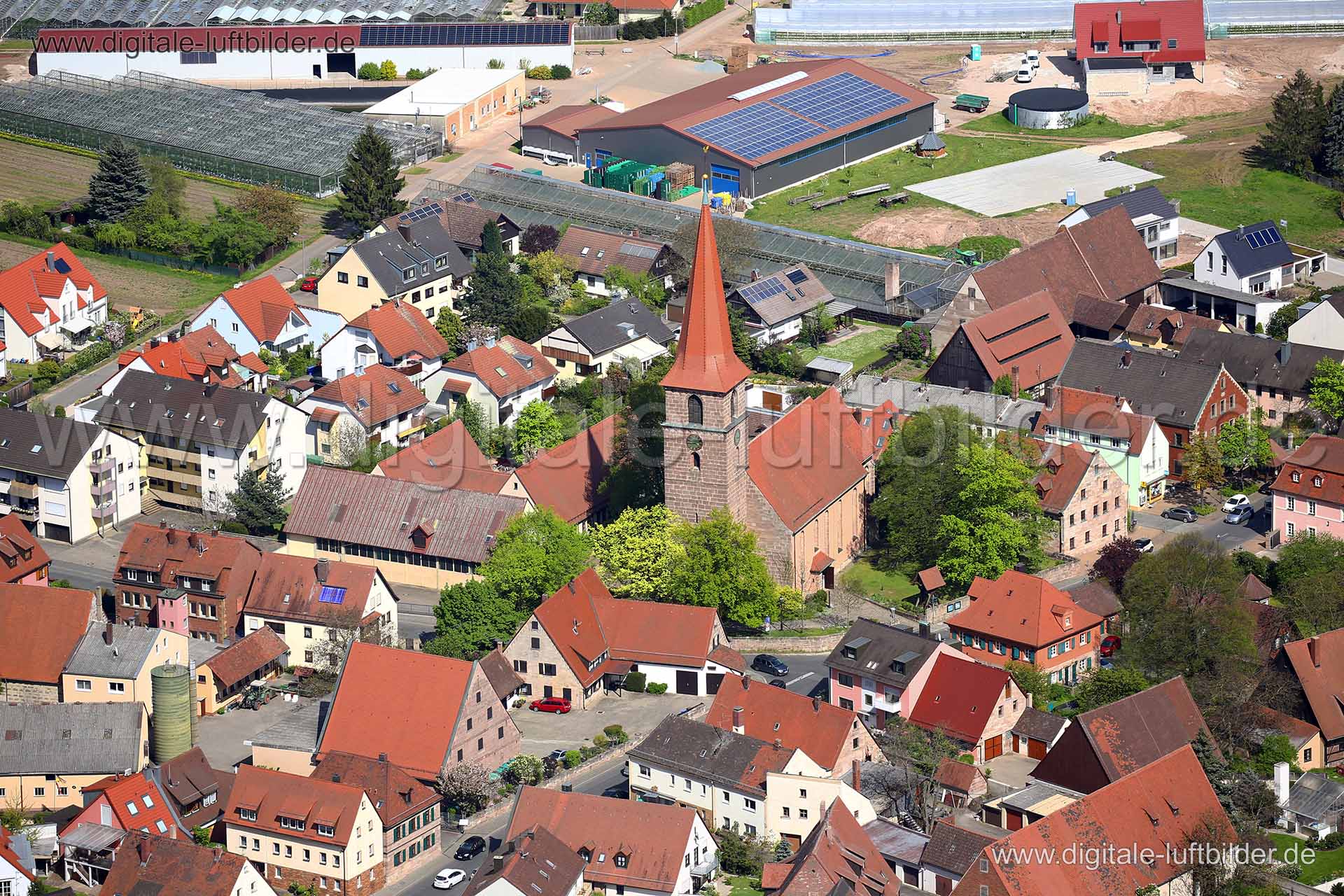 Luftaufnahme Poppenreuth in Fürth | Mittelfranken, Bayern