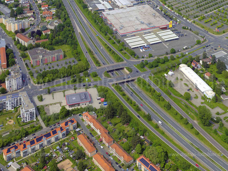 Luftaufnahme Poppenreuth in Fürth | Mittelfranken, Bayern