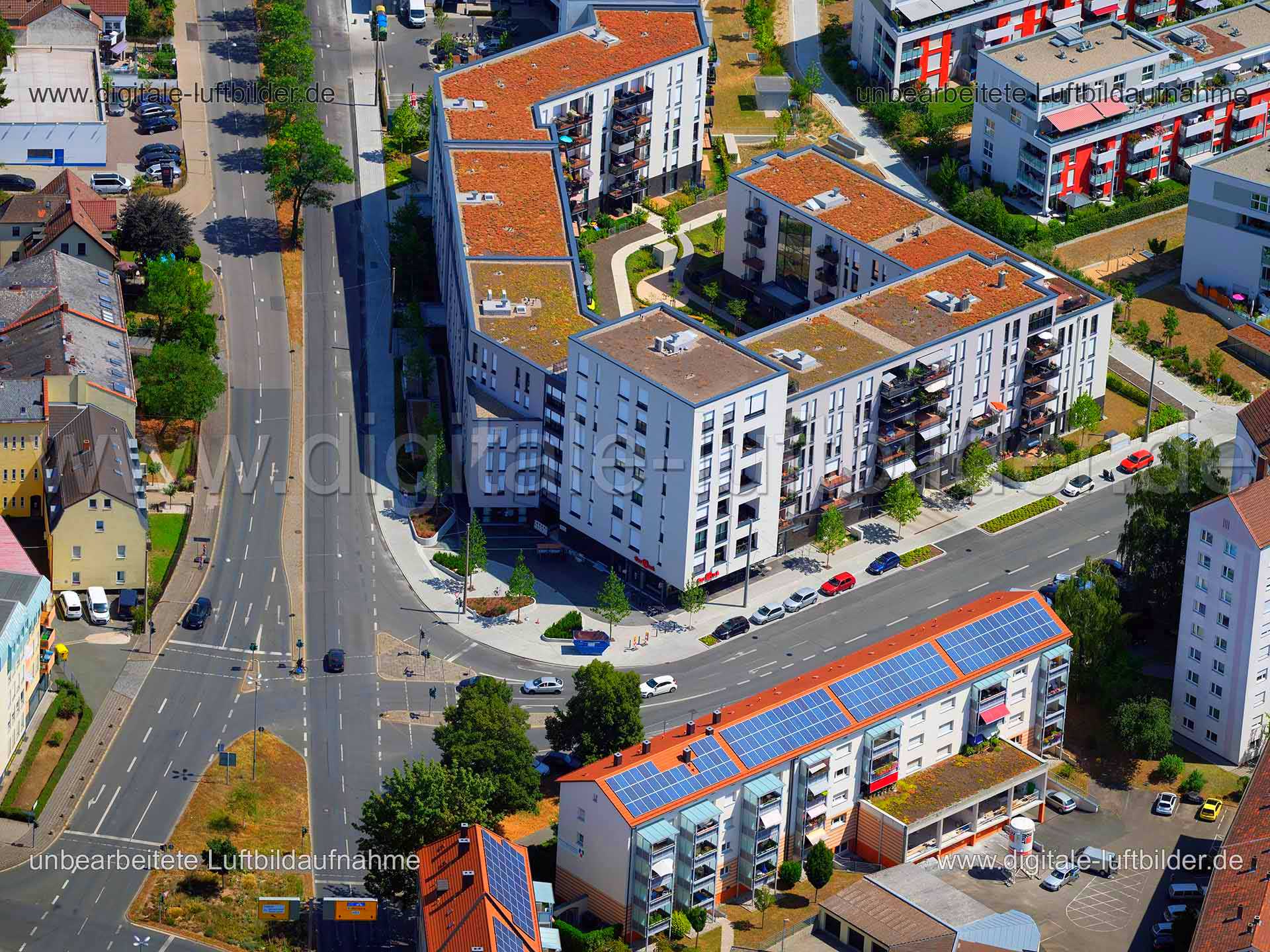 Luftaufnahme Poppenreuther Straße in Fürth | Mittelfranken, Bayern