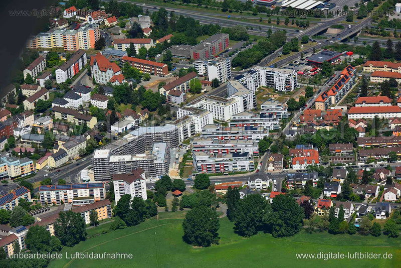 Luftaufnahme Poppenreuther Straße in Fürth | Mittelfranken, Bayern