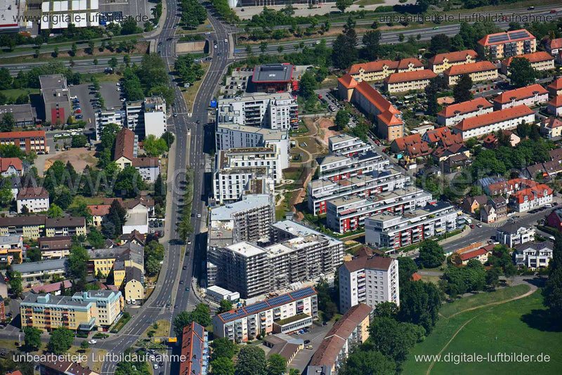 Luftaufnahme Poppenreuther Straße in Fürth | Mittelfranken, Bayern