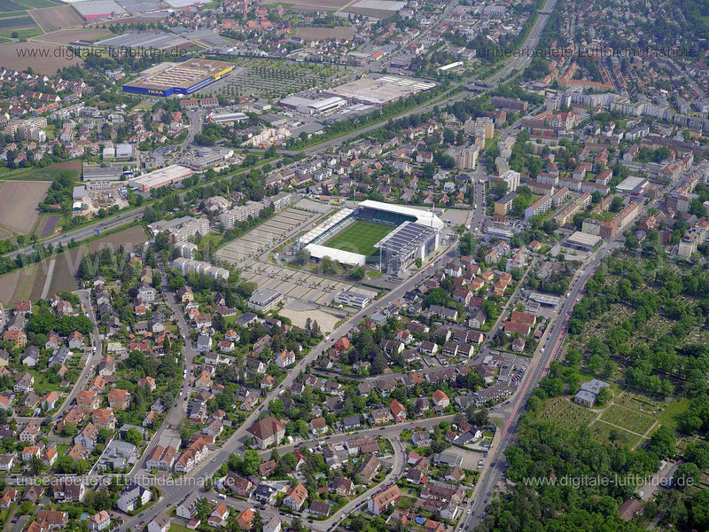 Luftaufnahme Ronhof in Fürth | Mittelfranken, Bayern