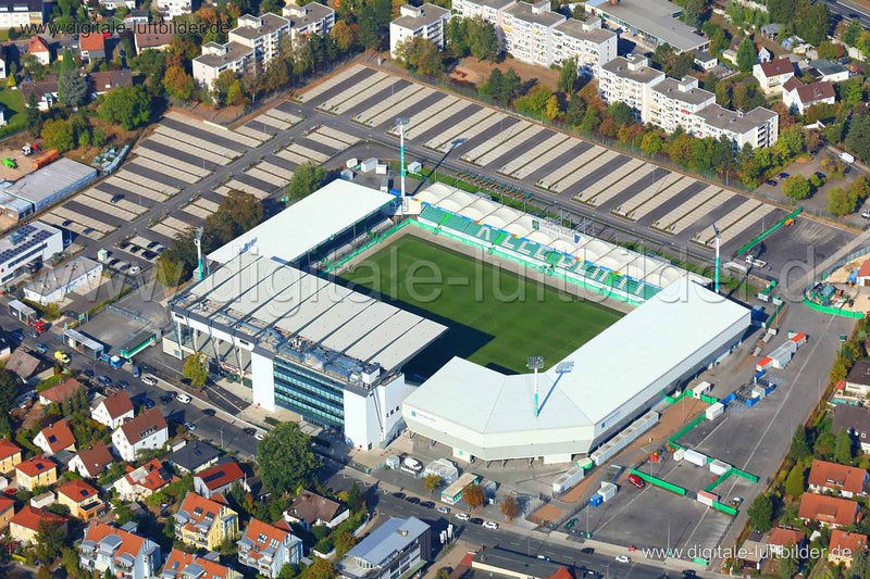 Luftaufnahme Ronhof Stadion in Fürth | Mittelfranken, Bayern