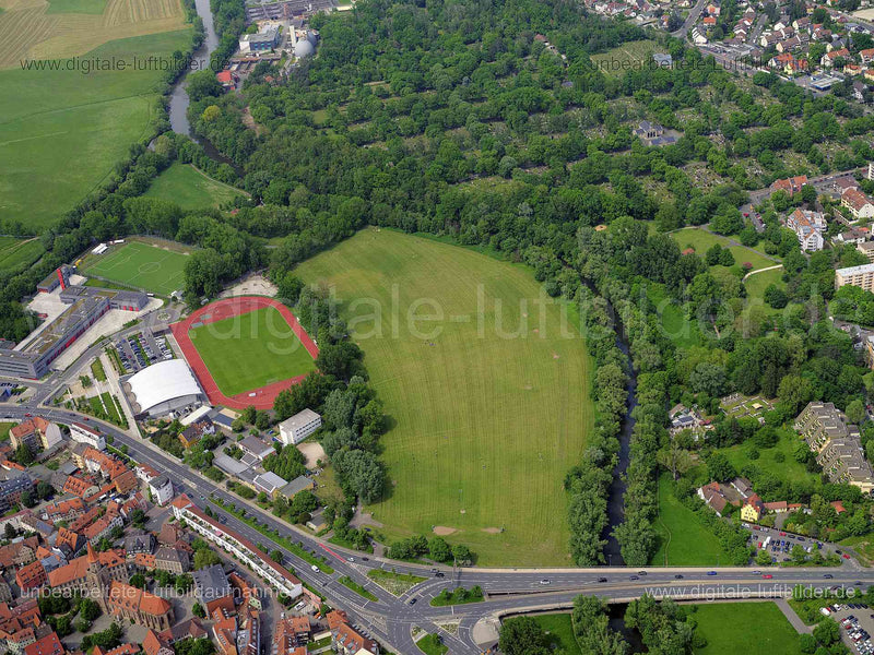 Luftaufnahme Schießanger in Fürth | Mittelfranken, Bayern