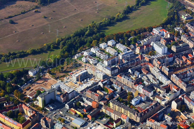Luftaufnahme Schwabacher Straße in Fürth | Mittelfranken, Bayern