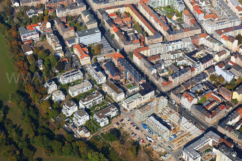 Luftaufnahme Schwabacher Straße in Fürth | Mittelfranken, Bayern