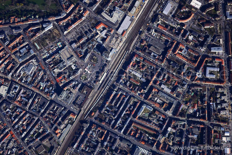 Luftaufnahme Senkrechtaufnahme in Fürth | Mittelfranken, Bayern