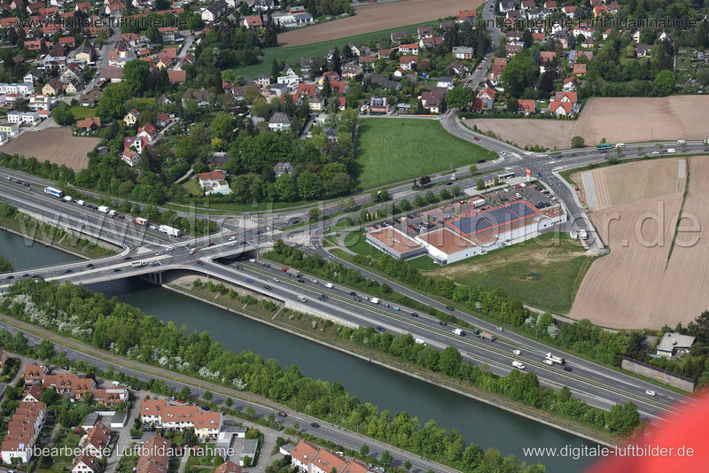 Luftaufnahme Unterfürberg in Fürth | Mittelfranken, Bayern