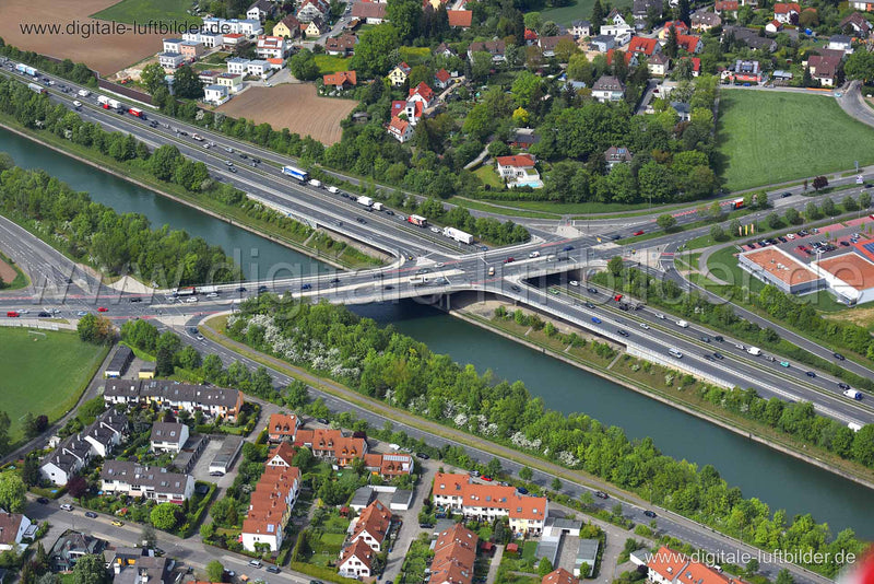 Luftaufnahme Unterfürberg in Fürth | Mittelfranken, Bayern