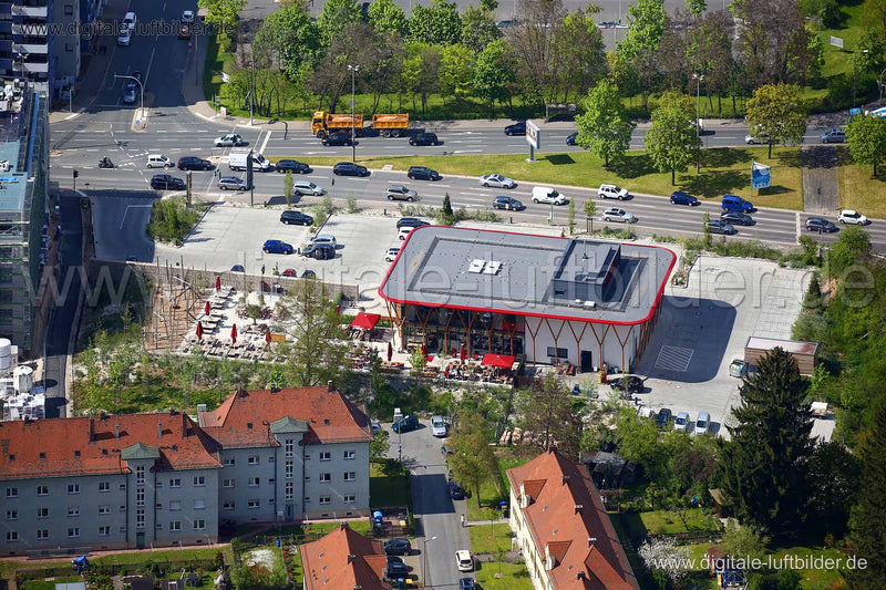 Luftaufnahme Vapiano in Fürth | Mittelfranken, Bayern