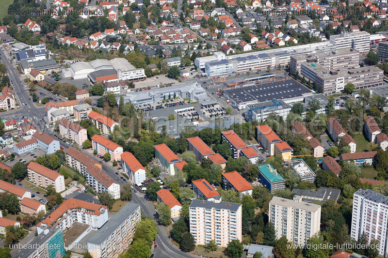 Luftaufnahme Würzburger Straße in Fürth | Mittelfranken, Bayern
