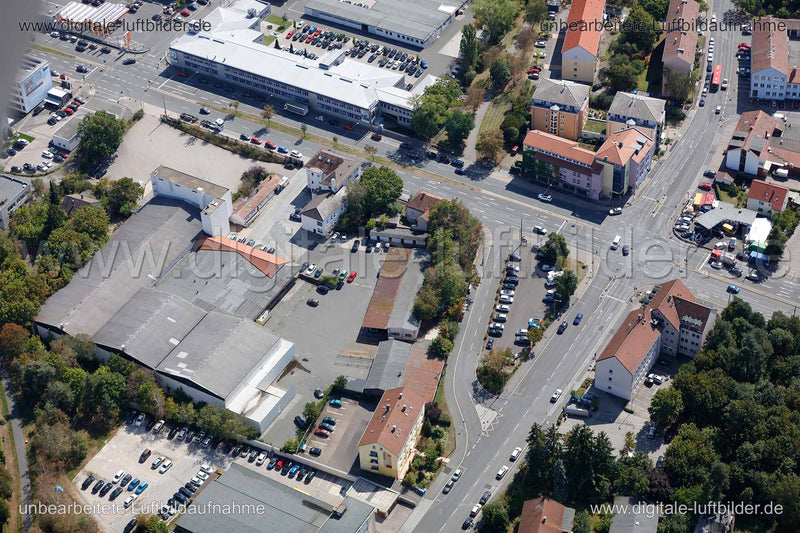 Luftaufnahme Würzburger Straße in Fürth | Mittelfranken, Bayern