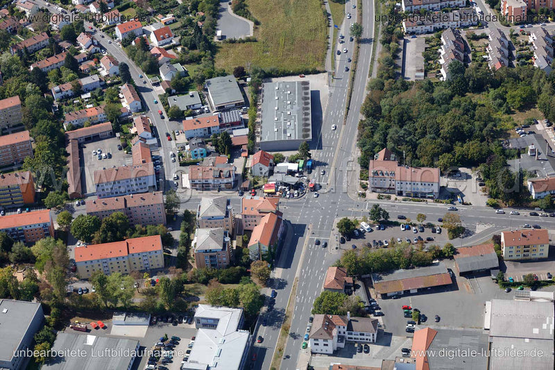 Luftaufnahme Würzburger Straße in Fürth | Mittelfranken, Bayern