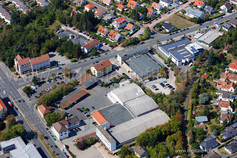 Luftaufnahme Würzburger Straße in Fürth | Mittelfranken, Bayern