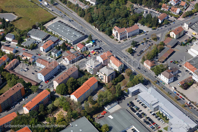 Luftaufnahme Würzburger Straße in Fürth | Mittelfranken, Bayern