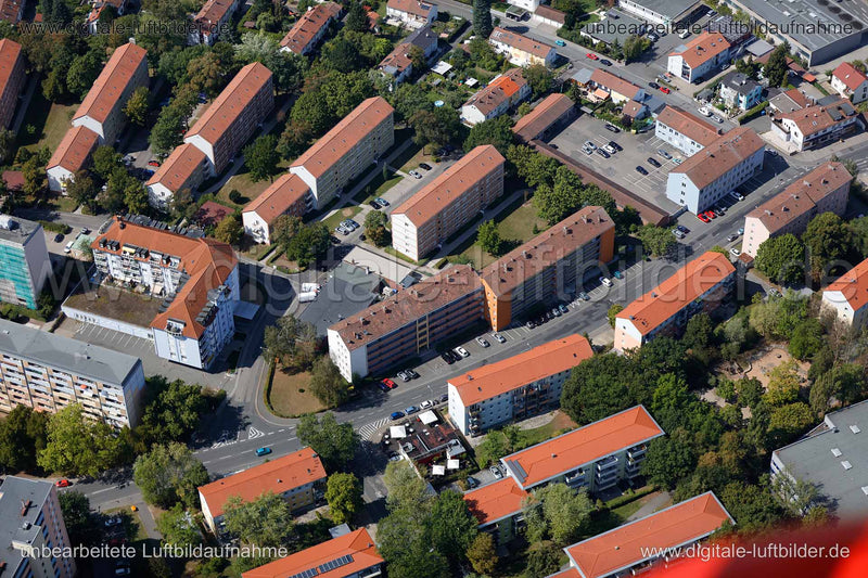 Luftaufnahme Würzburger Straße in Fürth | Mittelfranken, Bayern
