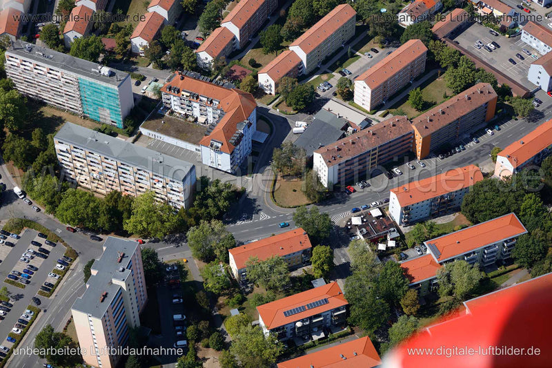 Luftaufnahme Würzburger Straße in Fürth | Mittelfranken, Bayern