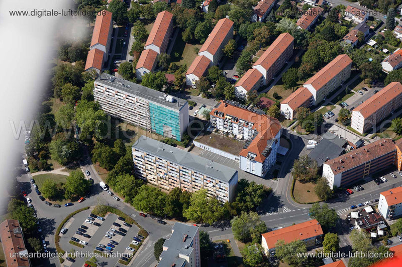 Luftaufnahme Würzburger Straße in Fürth | Mittelfranken, Bayern