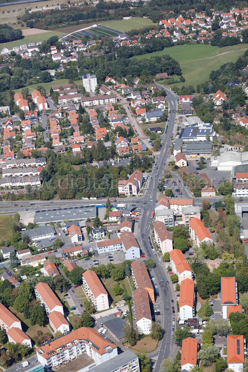 Luftaufnahme Würzburger Straße in Fürth | Mittelfranken, Bayern