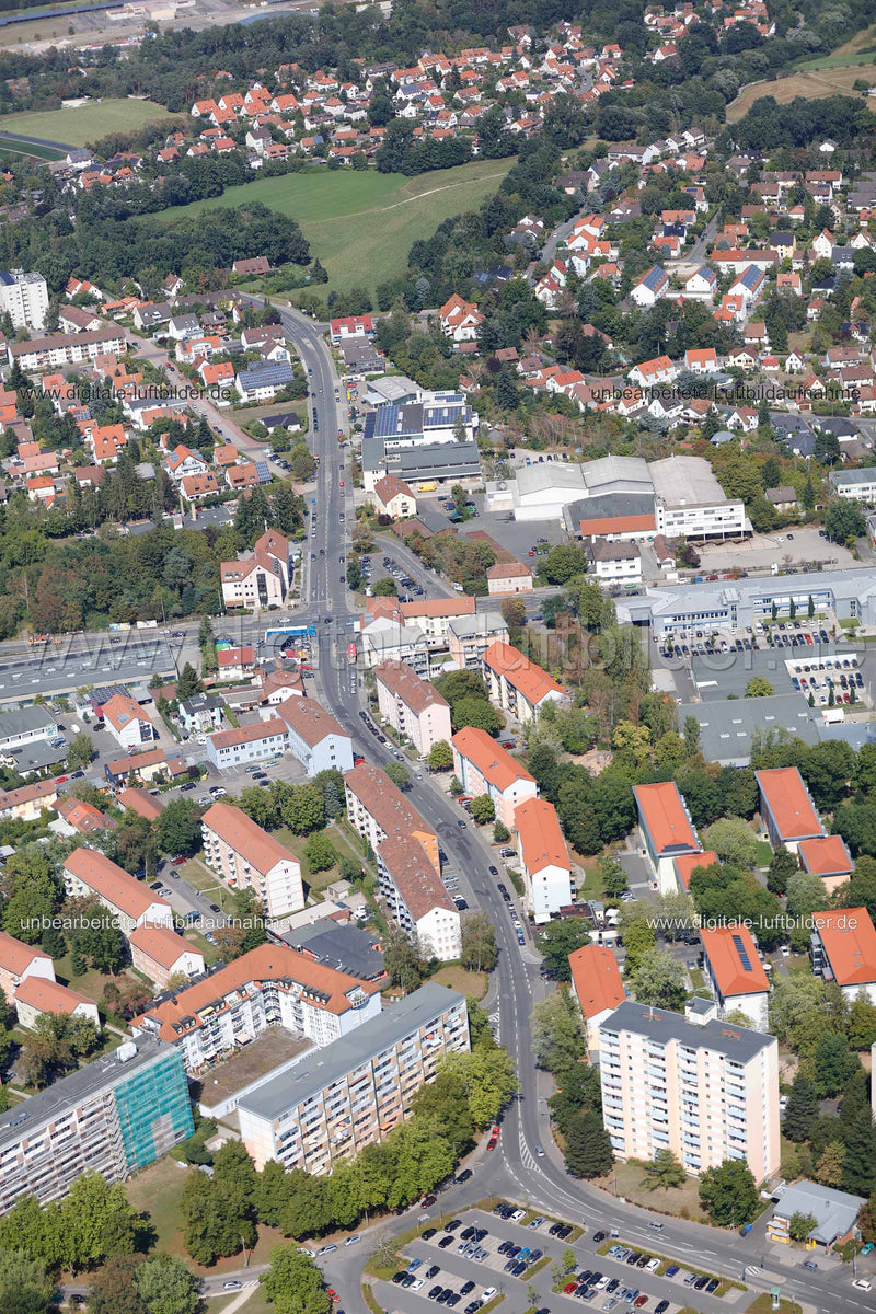 Luftaufnahme Würzburger Straße in Fürth | Mittelfranken, Bayern