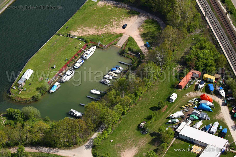 Luftaufnahme Yachthafen in Fürth | Mittelfranken, Bayern