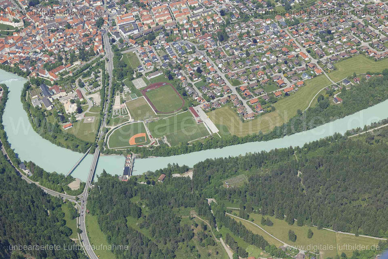 Luftaufnahme Füssen in Füssen | Oberbayern, Bayern