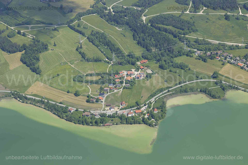 Luftaufnahme Weißensee in Füssen | Oberbayern, Bayern