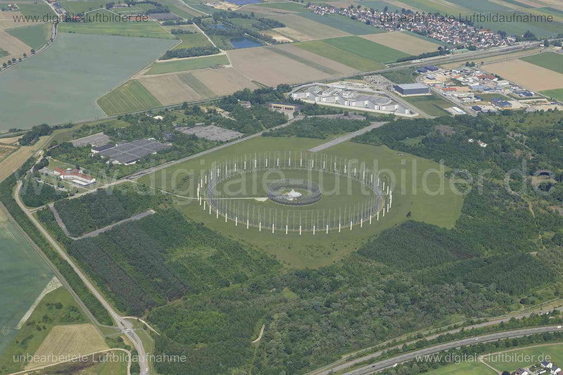 Luftaufnahme Wullenwever-Antenne in Gablingen | Schwaben, Bayern