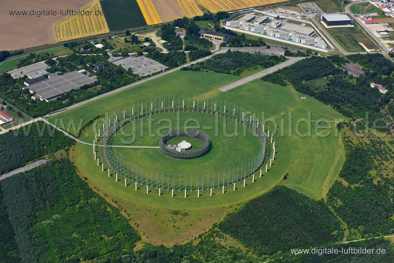 Luftaufnahme Wullenwever-Antennenanlage in Gablingen | Schwaben, Bayern