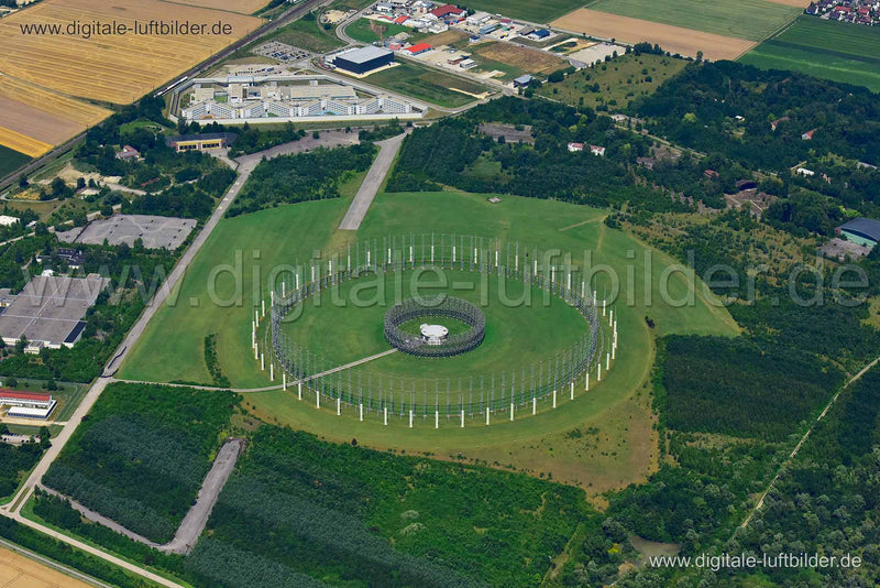 Luftaufnahme Wullenwever-Antennenanlage in Gablingen | Schwaben, Bayern