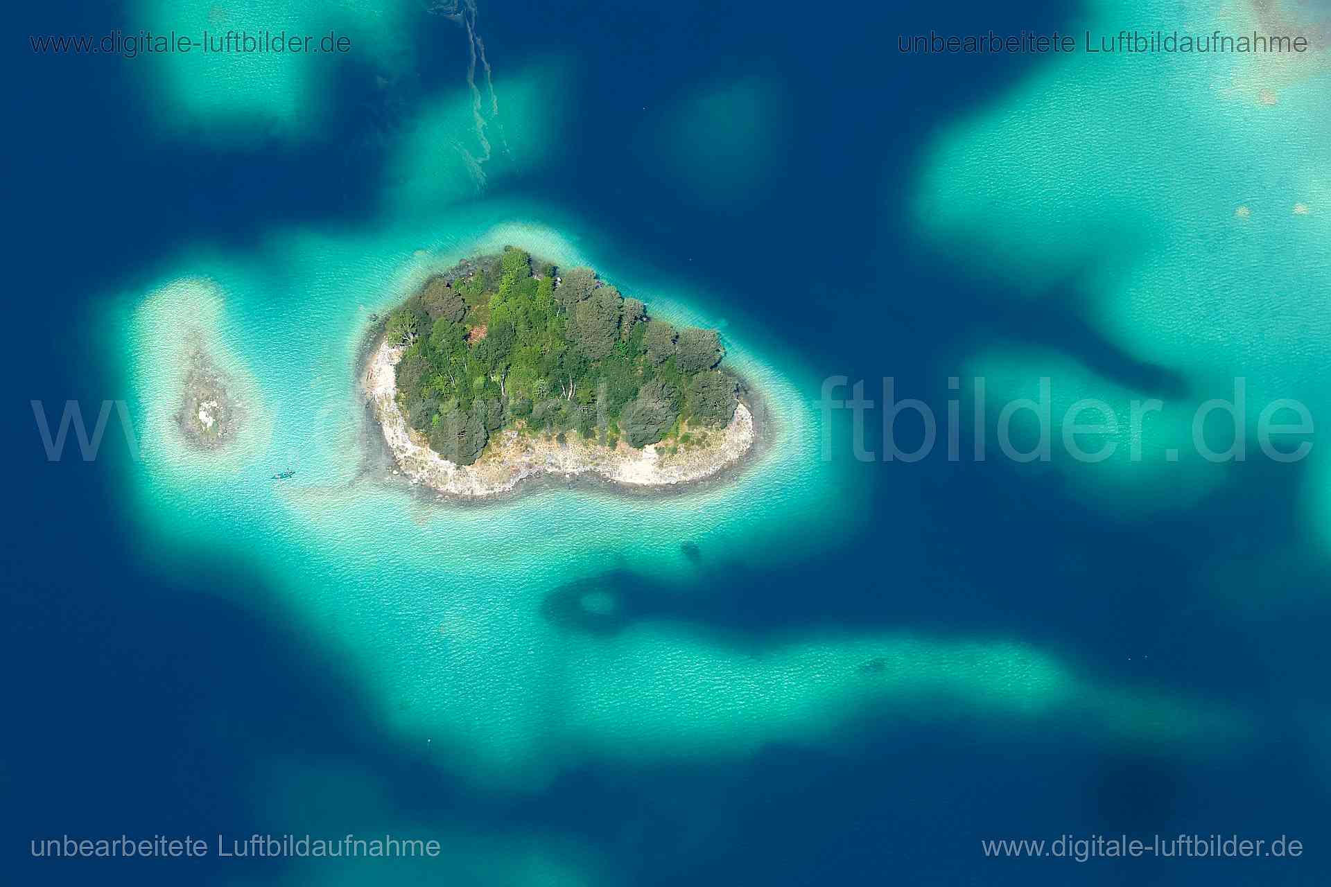Luftaufnahme Eibsee in Garmisch-Partenkirchen | Oberbayern, Bayern