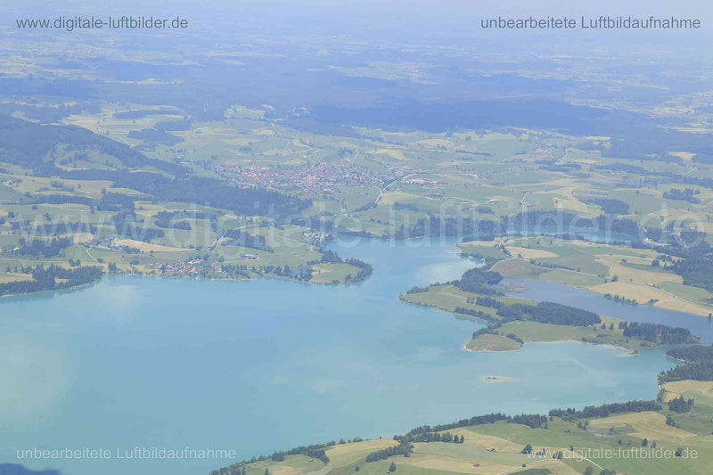 Luftaufnahme Forggensee in Garmisch-Partenkirchen | Oberbayern, Bayern