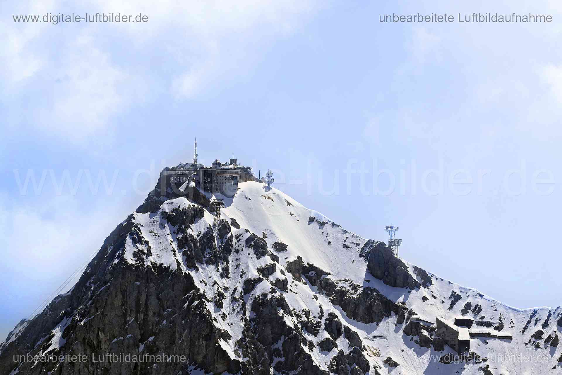 Luftbild Garmisch-Partenkirchen Zugspitze