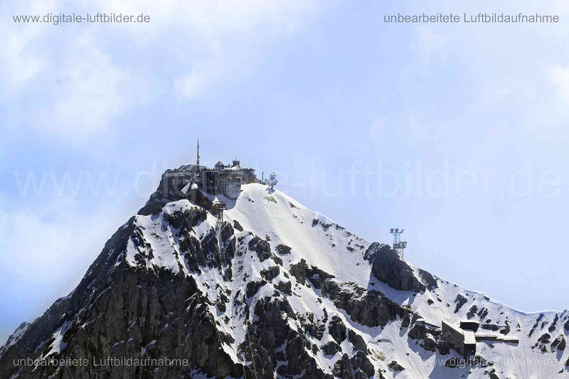 Luftaufnahme Zugspitze in Garmisch-Partenkirchen | Oberbayern, Bayern