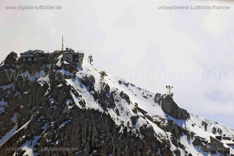 Luftaufnahme Zugspitze in Garmisch-Partenkirchen | Oberbayern, Bayern