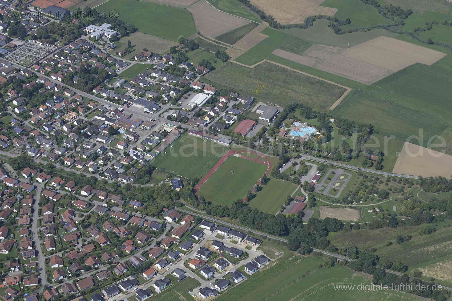 Luftaufnahme Geiselhöring in Geiselhöring | Niederbayern, Bayern