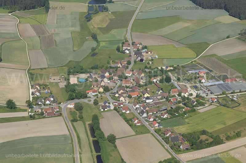 Luftaufnahme Untersteinbach ob Gmünd in Georgensgmünd | Mittelfranken, Bayern