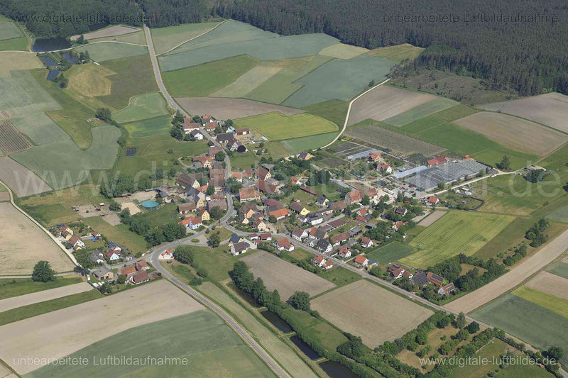 Luftaufnahme Untersteinbach ob Gmünd in Georgensgmünd | Mittelfranken, Bayern